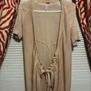 Free people Short Sleeve sweater, lightweight, Cotton, Size Small